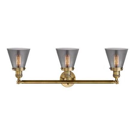 Innovations Lighting 3 Light Vintage Dimmable Led Bathroom Fixture 205-BB-S-G63-LED